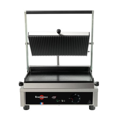 Krampouz - Contact Grill - Medium - Ribbed Top - Smooth Bottom